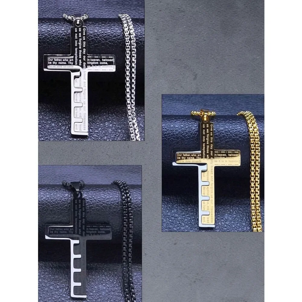 Our Father…. Unisex… Necklace.. 3 Style Choices… Experience It